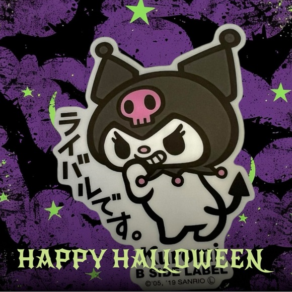 My Melody & Kuromi Kawaii Sanrio Collectible Sticker Set Japan NEW Free Shipping - Picture 8 of 10